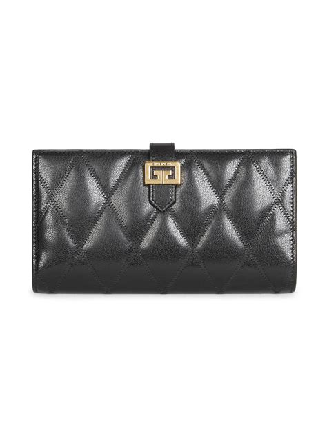 givenchy gv3 quilted leather wallet on a chain|Givenchy Gv3 Wallet On Chain In Black .